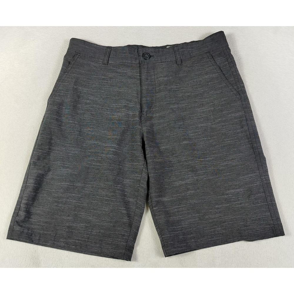 Op Shorts Mens 34 Charcoal Gray Chino OPFLEX 4-Way Stretch Summer Microfiber